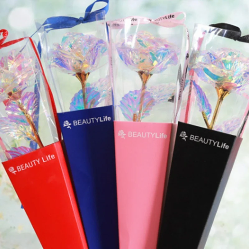 Одна роза свадебное украшение цветок подарок на день Святого Валентина для