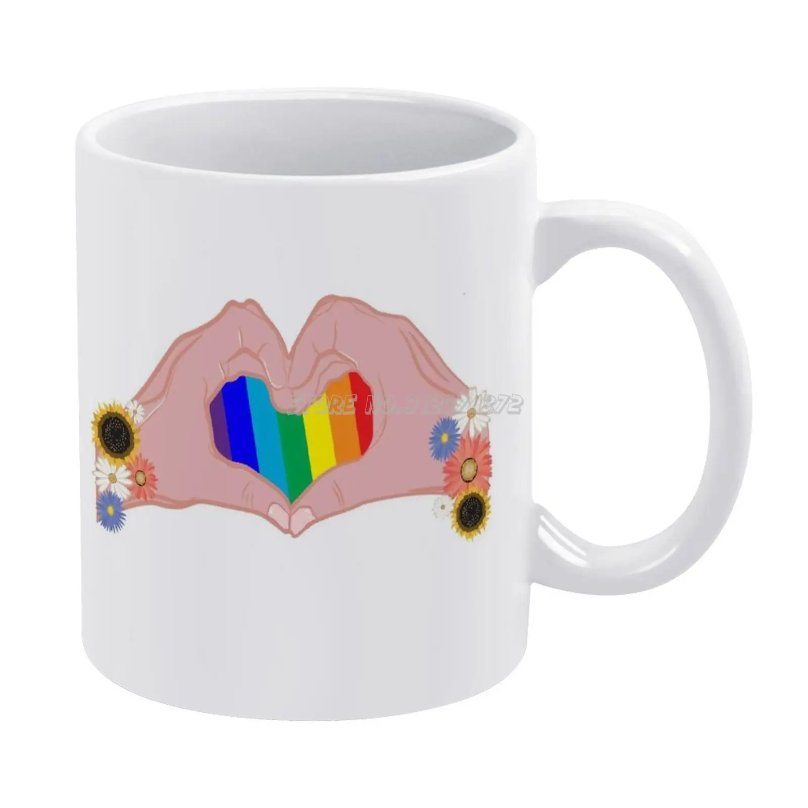 

Сердце с цветами любовь жест любовь кофейные кружки керамическая кружка чайная чашка индивидуальная чашка подарок для мам Тэйлор любовь же...