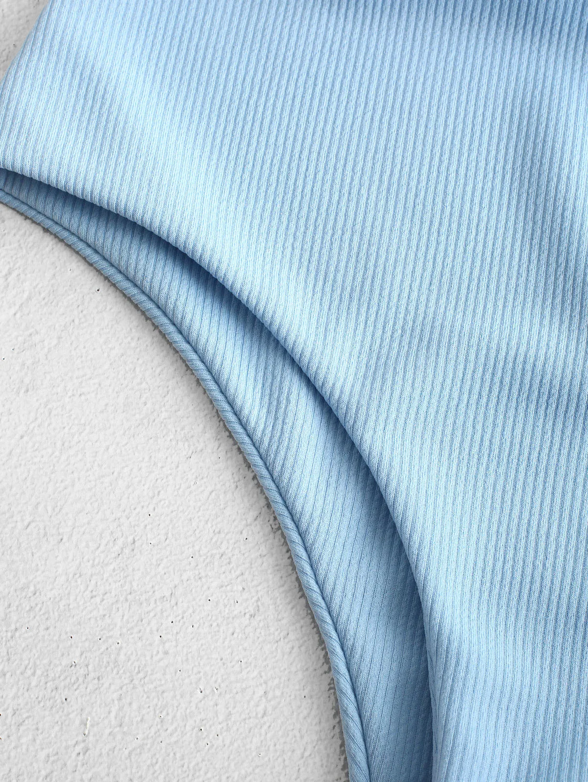 Женский купальник-бикини ZAFUL купальник из специальной ткани с высокой талией и