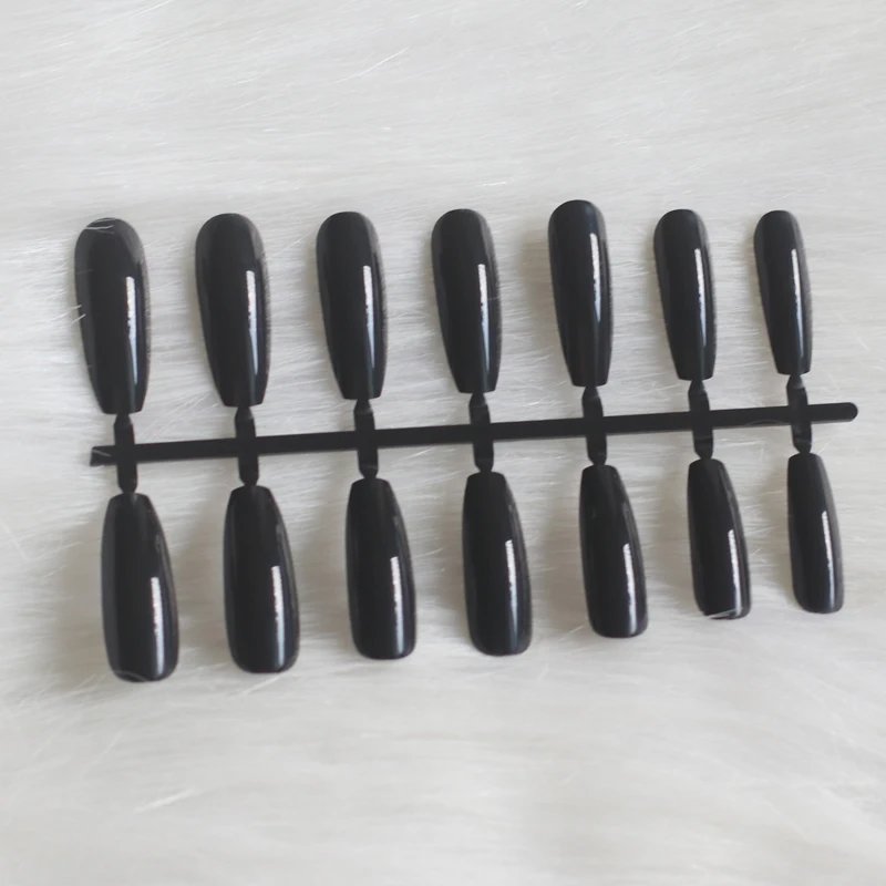 24 шт. Новые Популярные сверхдлинные гвозди карамельного цвета