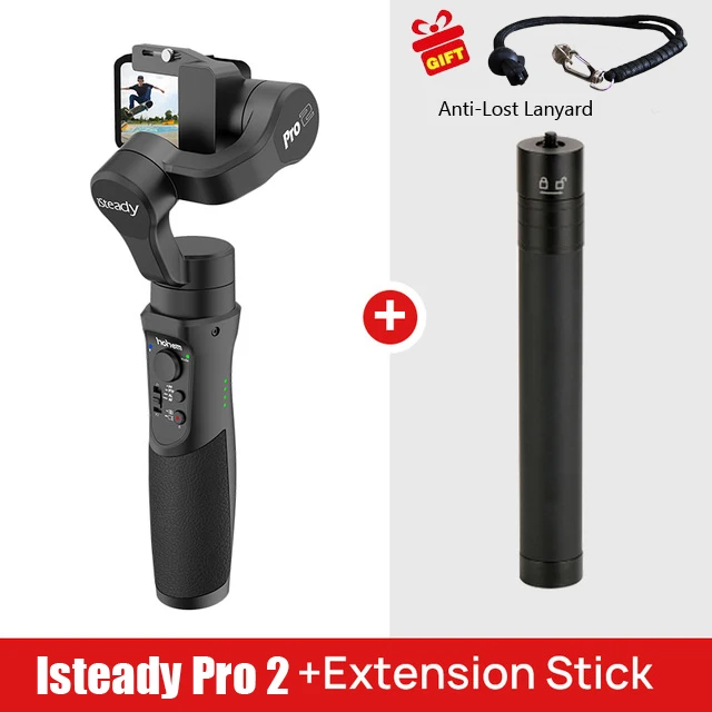 Hohem iSteady Pro 2 3-х позиционный ручной карданный стабилизатор для DJI Osmo Экшн камера GoPro 7 6 экшн-камеры XiaoYi 4K sony RXO Камера PK G6 Эволюция - Цвет: Золотистый