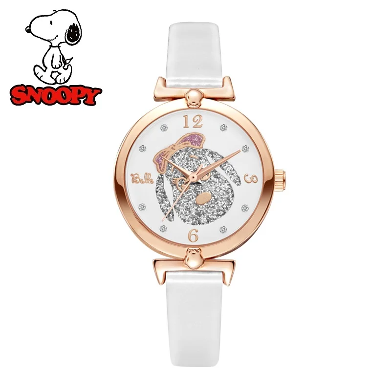 Женские наручные часы SNOOPY Bella брендовые водонепроницаемые Роскошные романтичные