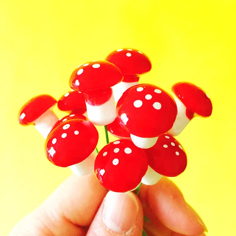 20 шт./грибы/Сказочный Садовый Гном/Террариум из Моха домашний