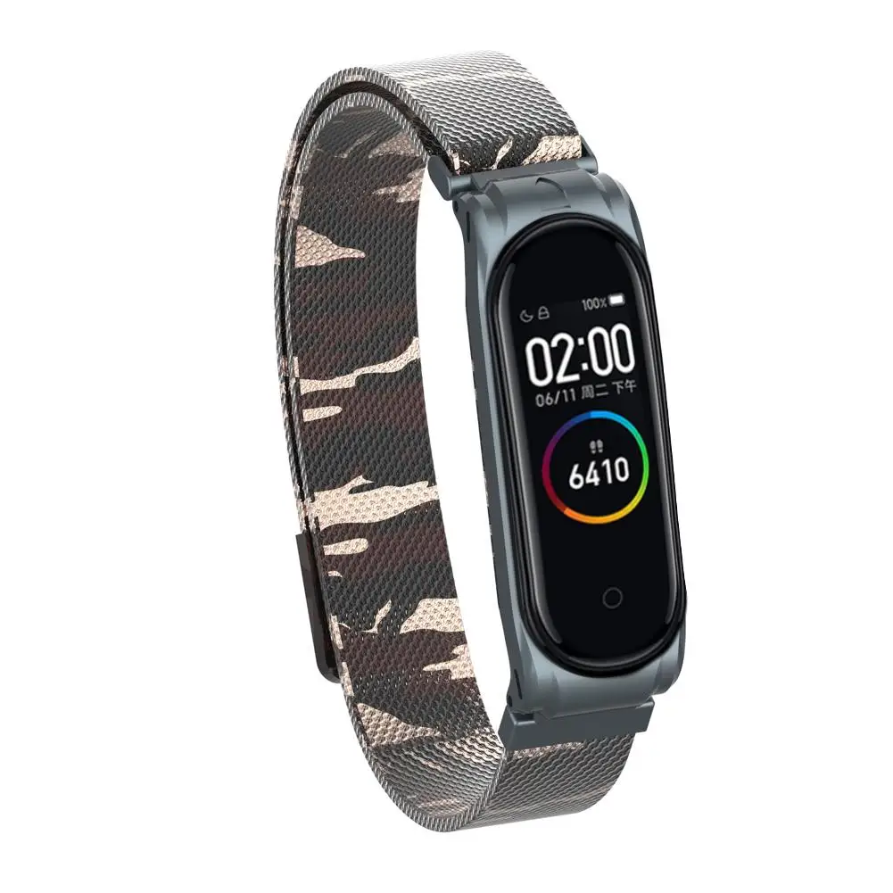 Сменный ремешок для наручных часов Xiaomi mi Band 3 4 красочные часы mi lanis из нержавеющей стали часы на магнитном ремешке браслет