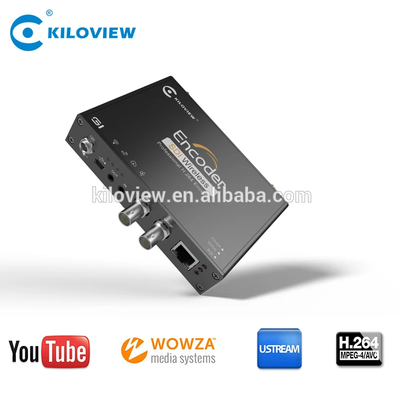 

Kiloview WIFI 4G H.264 SDI to IP Video Encoder Converter