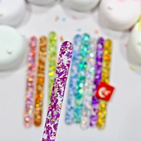 20pcs acrylic jelly color scrub cakesicle sticks parent child diy ice cream stick popsicle craft model tool cupcake toppers