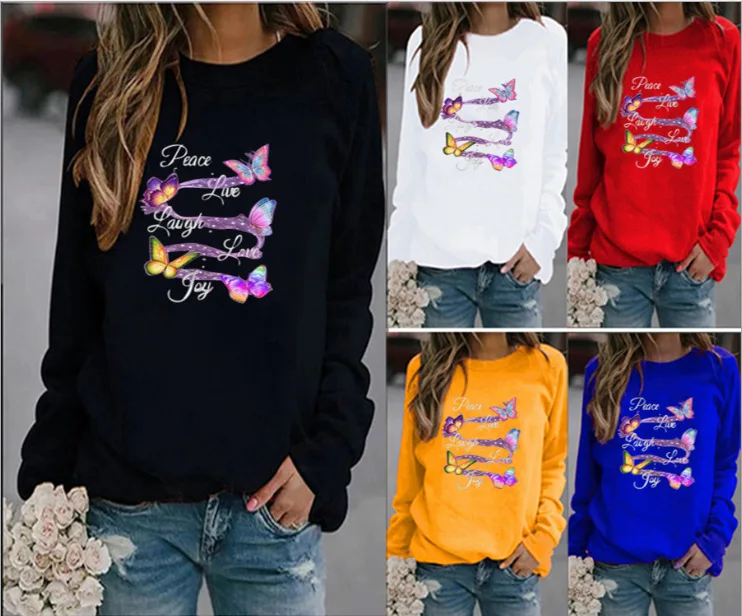 

Женская толстовка с капюшоном и принтом в уличном стиле