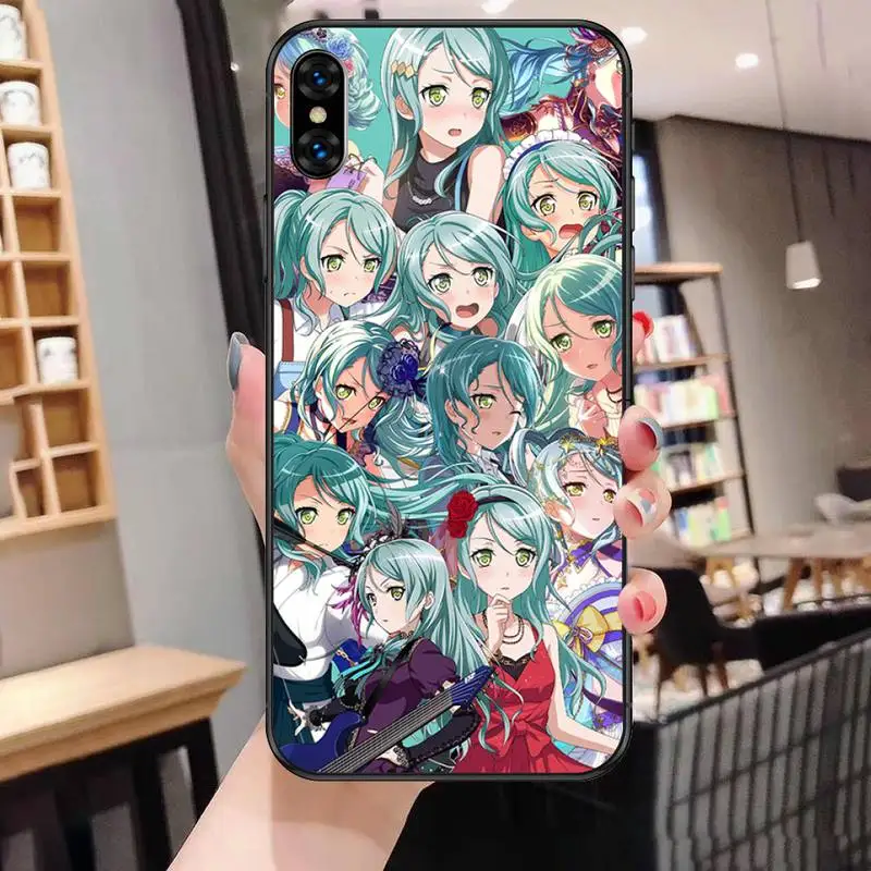 

BanG Dream Phone Case For Black-Iphone 5 5s se 6 6s 7 8 11 12 X Xs Xr Pro Plus Max Mini Cover