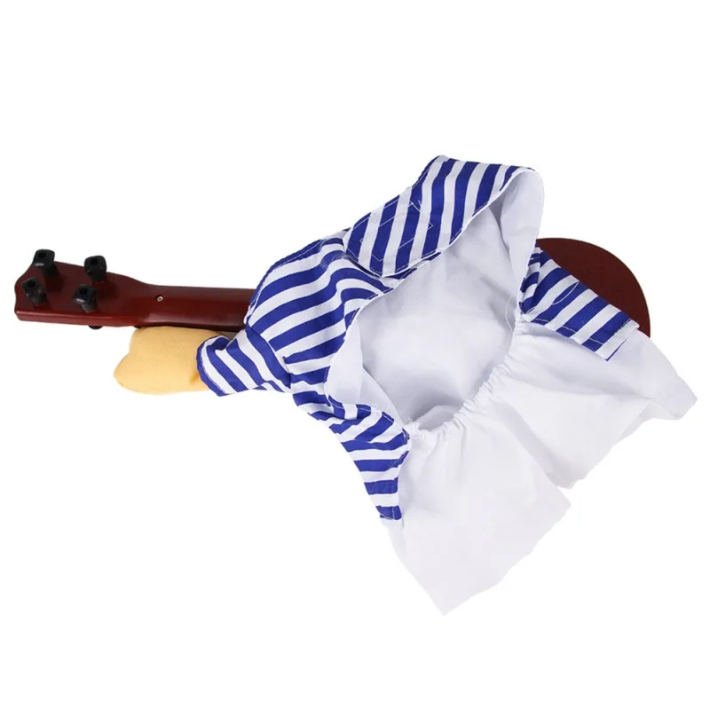 Забавная гитара одежда для домашних животных Костюм собаки нарядное платье