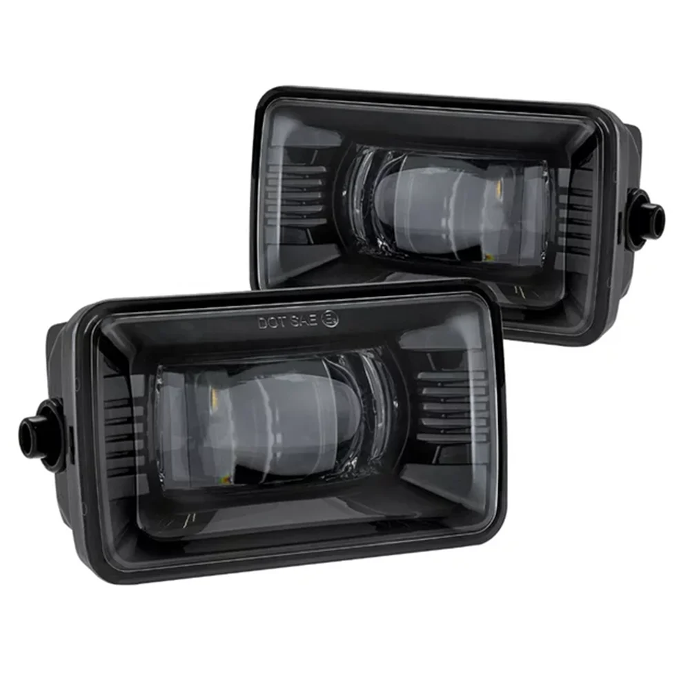 2pcs 4 Inch LED Rectangle Round Fog Light Driving Lamp For Ford F150 Projector H11 Replacement 6500K Car Headlight - купить по