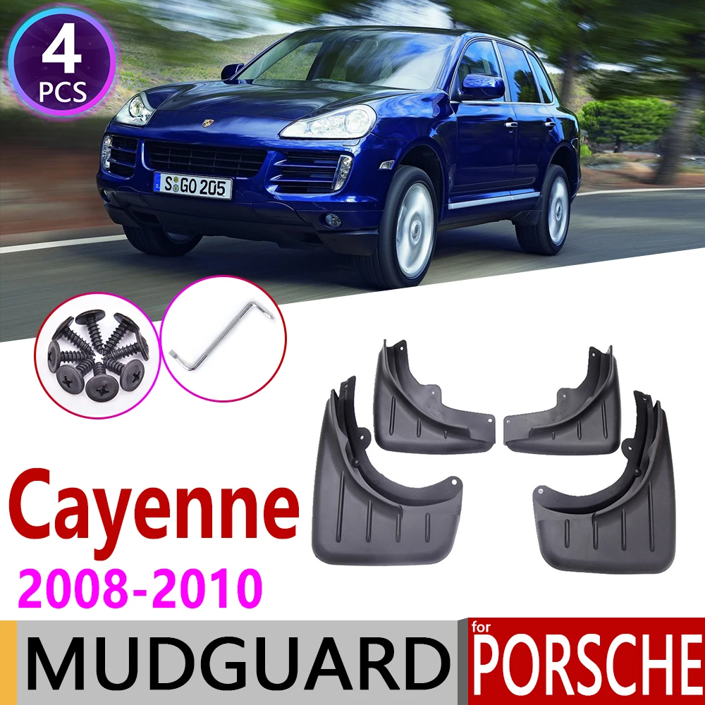 

4 PCS Front Rear Car Mudguards for Porsche Cayenne 9PA 2008 2009 2010 Classic Mudflap Fender Mud Flaps Guard Splash Accessories