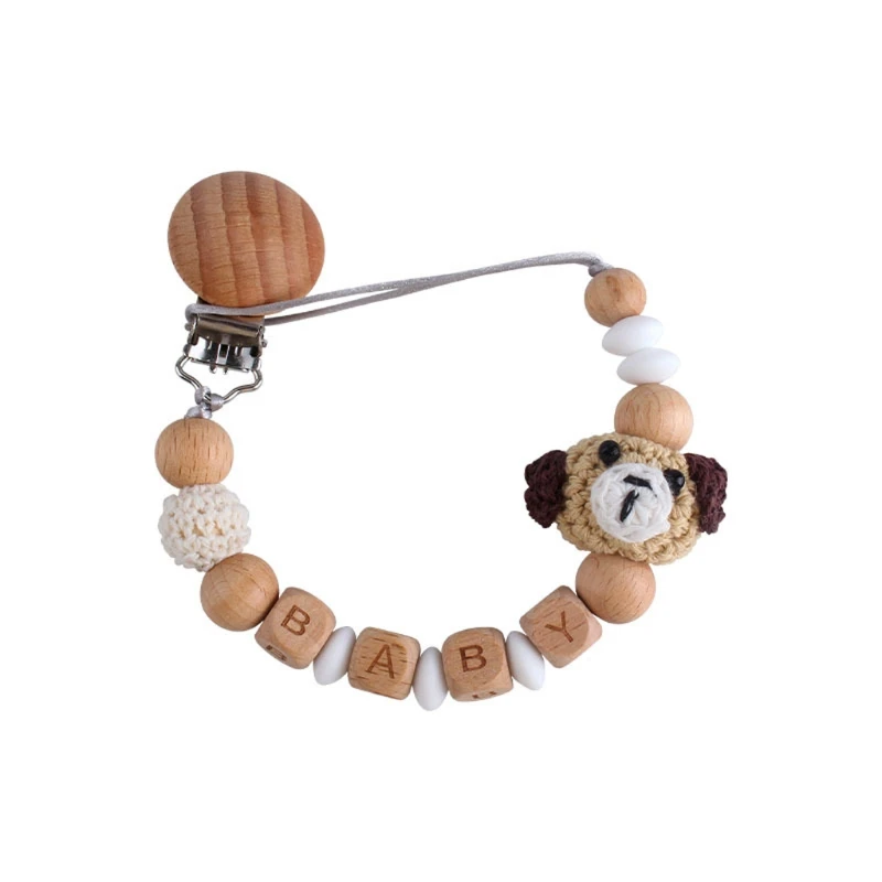 

1pc Baby Dummy Pacifier Chain Clip Baby Soother Nipples Holder Teething Chain R7RB