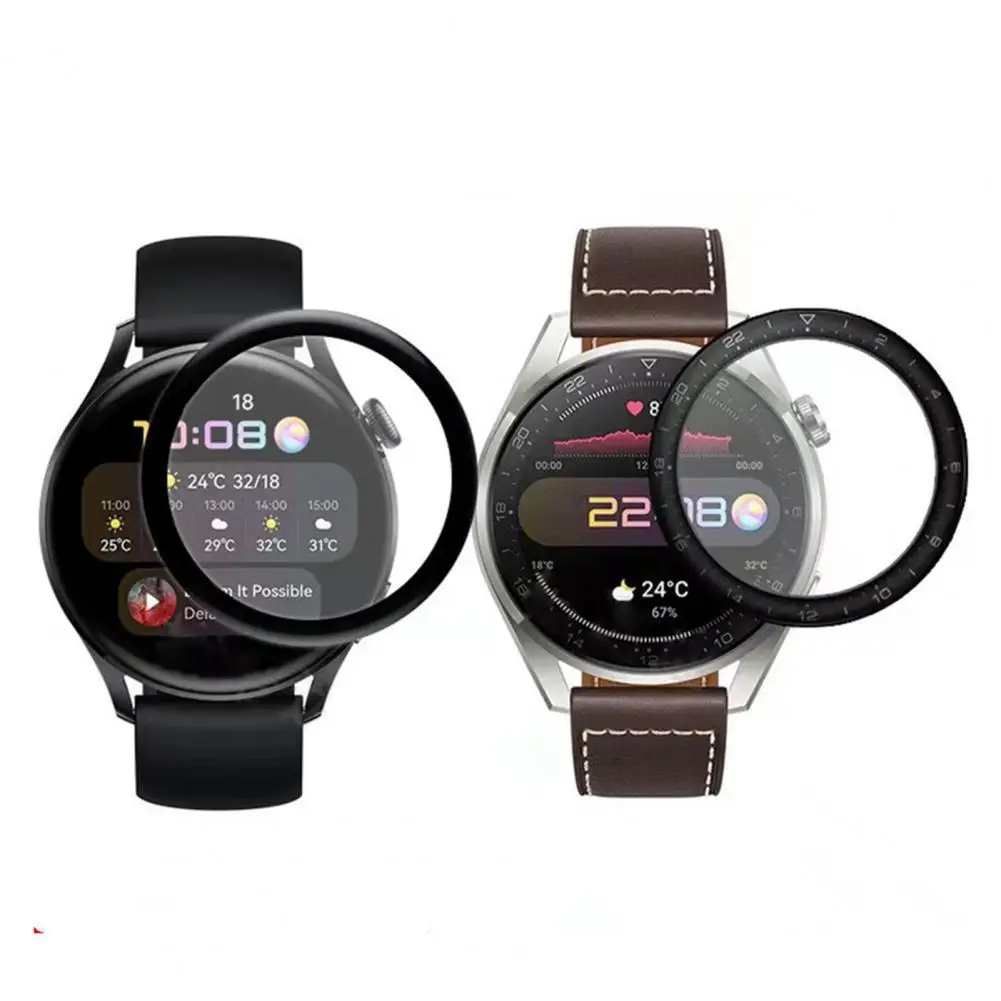 

Protective Film High Clarity Anti-scratch Round Smart Watch Screen Full Protector Cover for Huawei Watch 3/3Pro