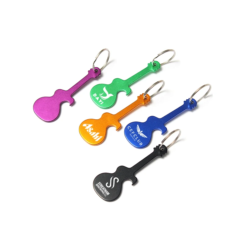 Рекламный подарок на заказ с гравировкой логотипа открывалка для бутылок брелок