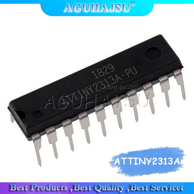 

2 шт., программируемый микроконтроллер ATTINY 2313 DIP20, 8 бит