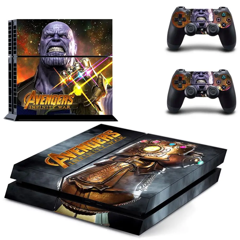 Наклейки s Avengers: Infinity War наклейка для PS4 PS 4 наклейки игровая станция Adesivo консоли