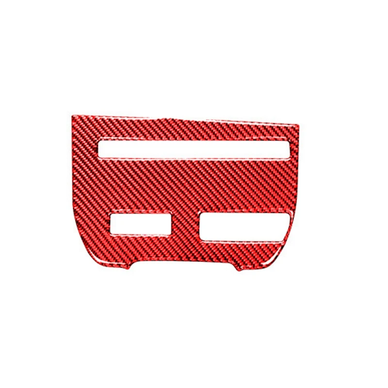 

for Nissan GTR R35 2009-2015 Carbon Fiber CD Player Console Panel Switch Sticker Decorative Cover Trim Frame