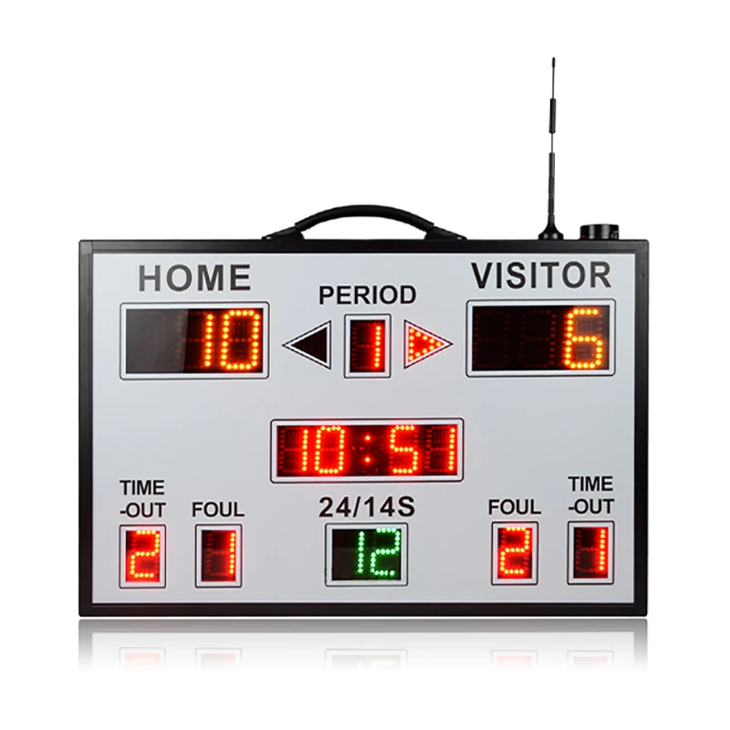 

[Ganxin] for Portable Basketball Scoreboard With 12/24S Led Electronic Digital Gymnastics Scoreboard