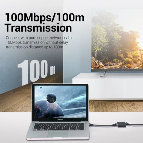 Разветвитель Ethernet Vention 1x2