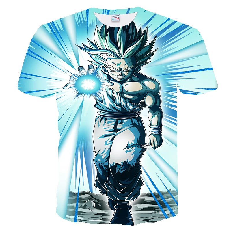 TX-298 Новая мужская футболка Dragon Ball Z Goku Super Saiyan, Мужская футболка с 3D принтом, летняя повседневная забавная футболка с круглым вырезом, топы$ tees - Цвет: TX-298