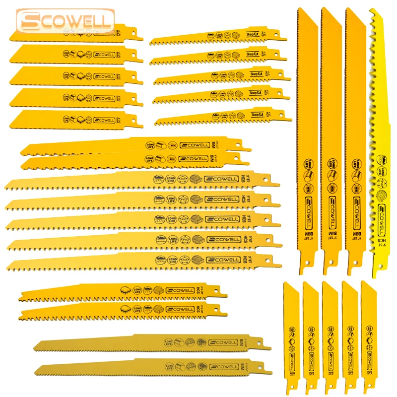 

30% Off 30PCS Demolition Saw Blades Metal Cutting Reciprocating Saw Blade Set Power Tool Accessories Sabre Saw for Home DIY