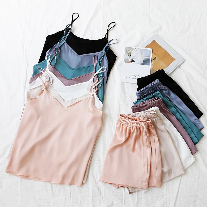 Женский пижамный комплект пижама большого размера женские подтяжки жилеты