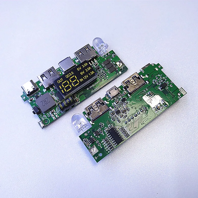 QC3.0 PD 18 Вт Быстрая зарядка материнская плата мульти-протокол IP5328 английское ядро интеллектуальная Быстрая зарядка сокровище 12 В подъемная пластина