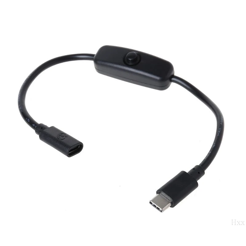 Тип C Питание USB удлинитель &quotМама папа&quot ВКЛ/ВЫКЛ переключатель для Raspberry Pi 4 An