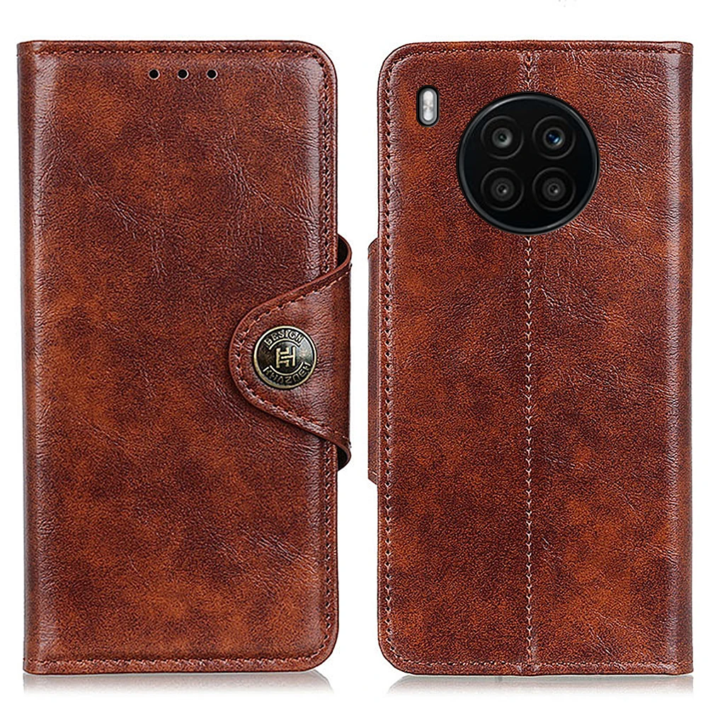 

Honor 50 Lite Luxury Case Classic Leather Wallet Book Skin Funda for Huawei Honor 50Lite Phone Shell on Honor50 Light Flip Cover