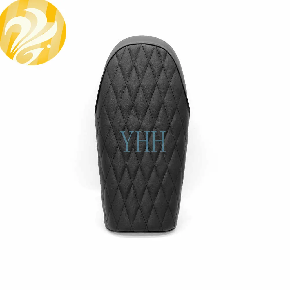 Водонепроницаемый Cafe Racer сиденье клетчатый ромба мотоциклетные сиденья|Чехлы на