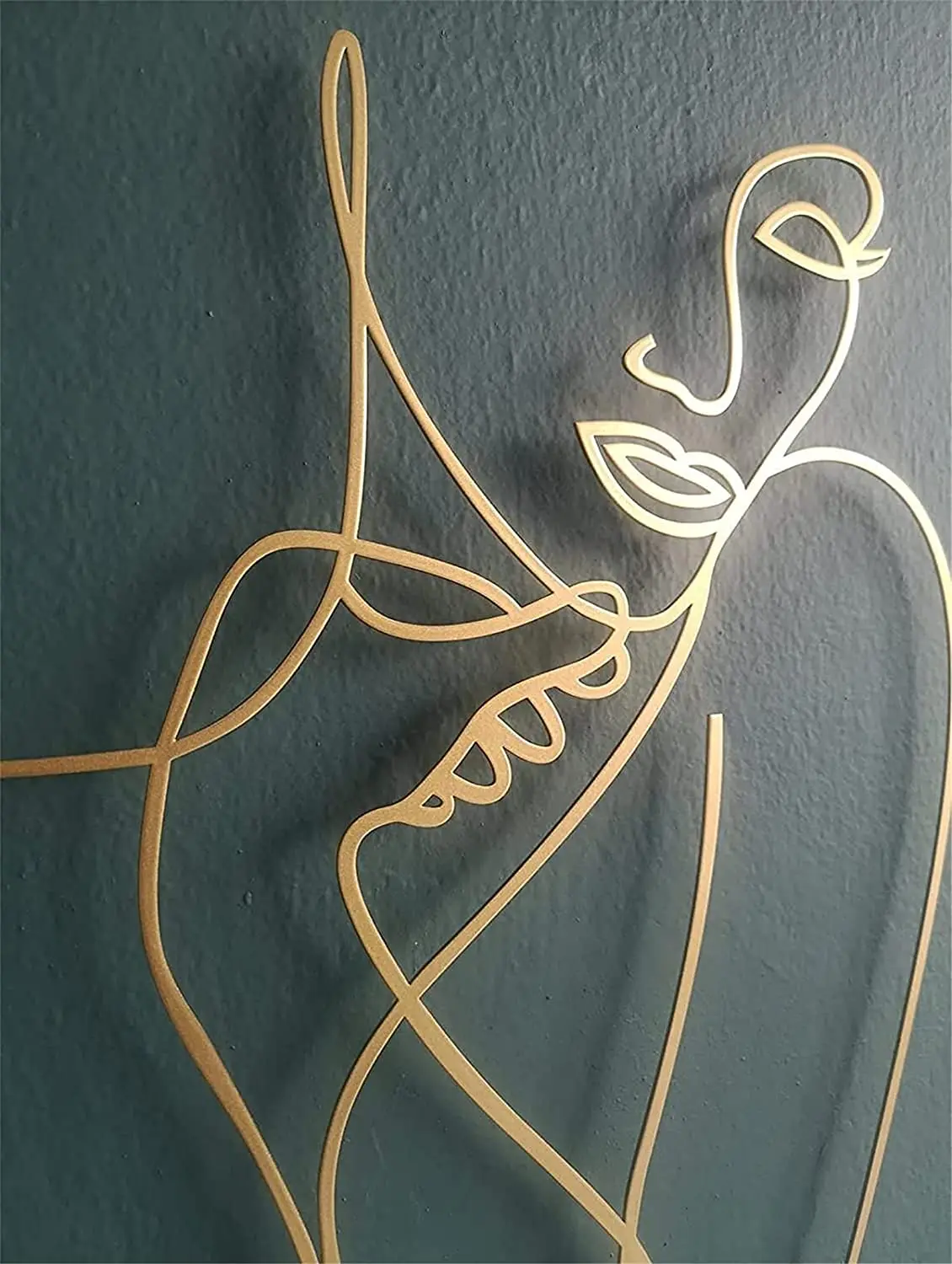 Декоративное украшение для стен из металла с изображением женщин дома гостиной