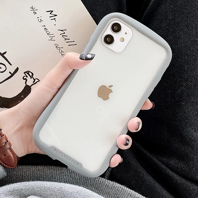 Чехол для телефона iFace прозрачный жесткий чехол iPhone 12mini 11 Pro Max модные чехлы задняя