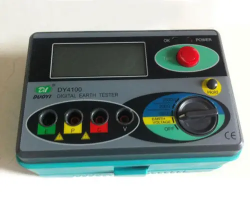 Фирменная Новинка DY4100 цифровой заземления метр тестер сопротивления te|te chino dr