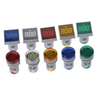 Вольтметр, мини-цифровой измеритель напряжения, 22 мм, диапазон измерений 12-500 В переменного тока, 20-500 в