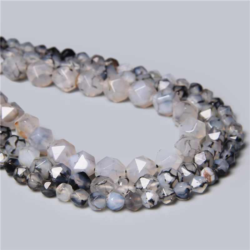 Натуральный граненый белый черный Дракон Бусы из камня Агата Шарм для изготовления ювелирных изделий ручной работы браслет ожерелье драгоценный камень Бусины подарки Натуральный граненый белый черный Дракон Бусы из камня Агата Шарм для изготовления ювелирных изделий ручной работы браслет ожерелье драгоценный камень Бусины подарки