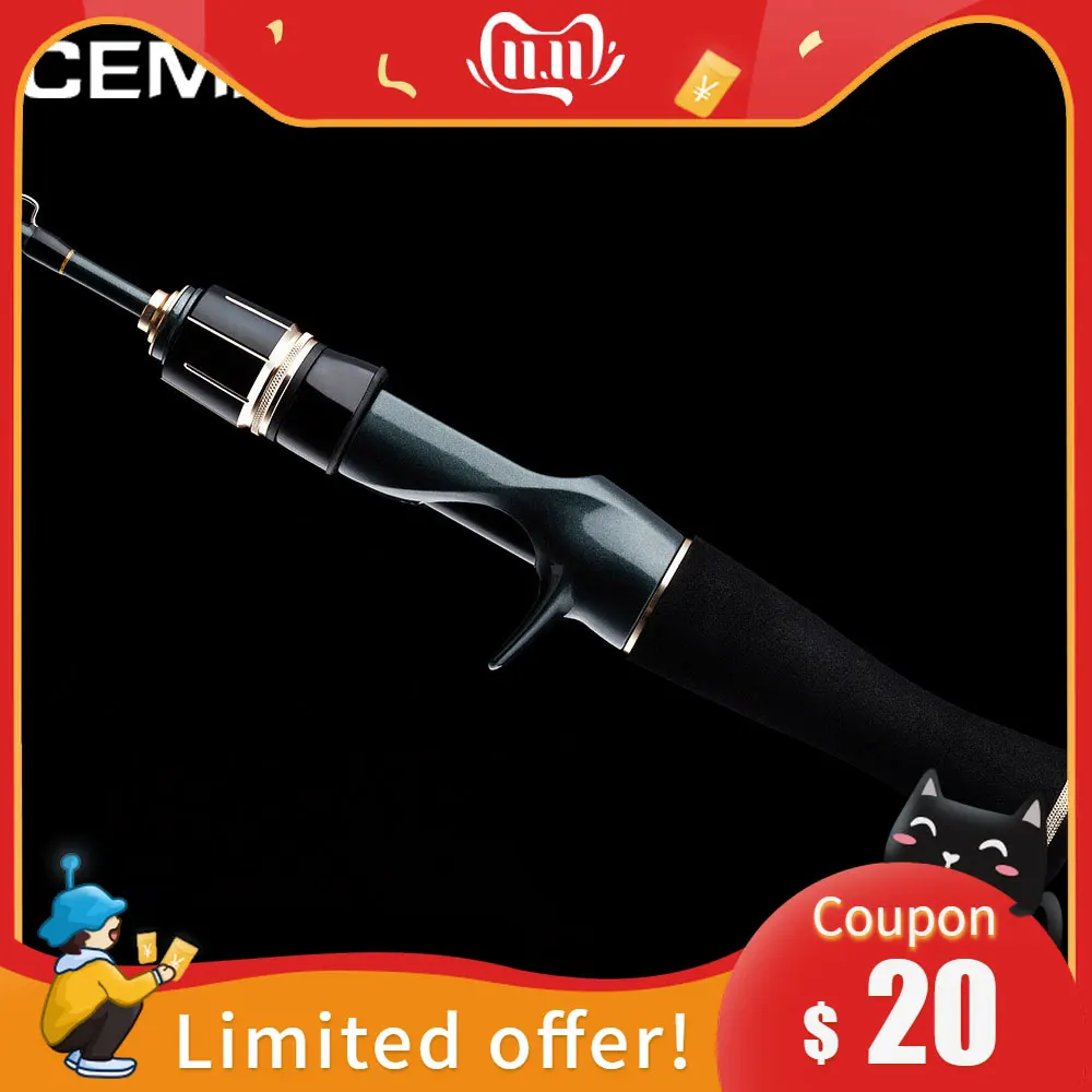 CEMREO медленно дергающаяся Рыбная ловля стержень супер ультра светильник 2 секции