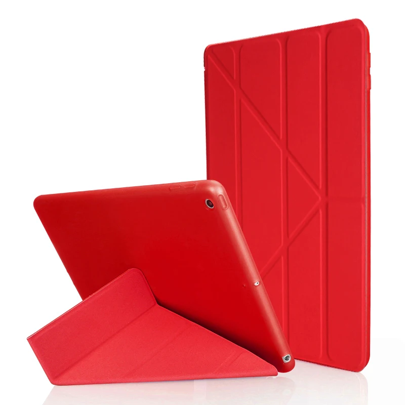 Новый мягкий чехол из ТПУ для iPad 9 7 дюйма 2017 и 2018 5 го 6 поколения умный с функцией