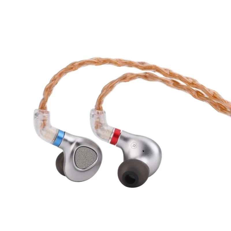 Металлические наушники вкладыши TIN HiFi P2 Плоские 2 го поколения Hi Fi гарнитура с