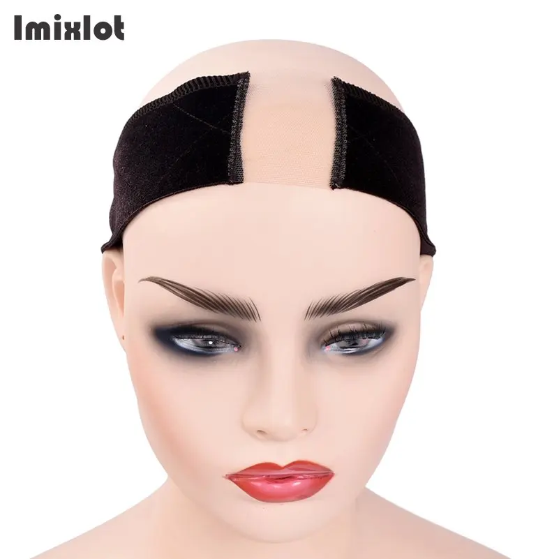 Новое поступление двухсторонний бархатный парик с разделением на сетке