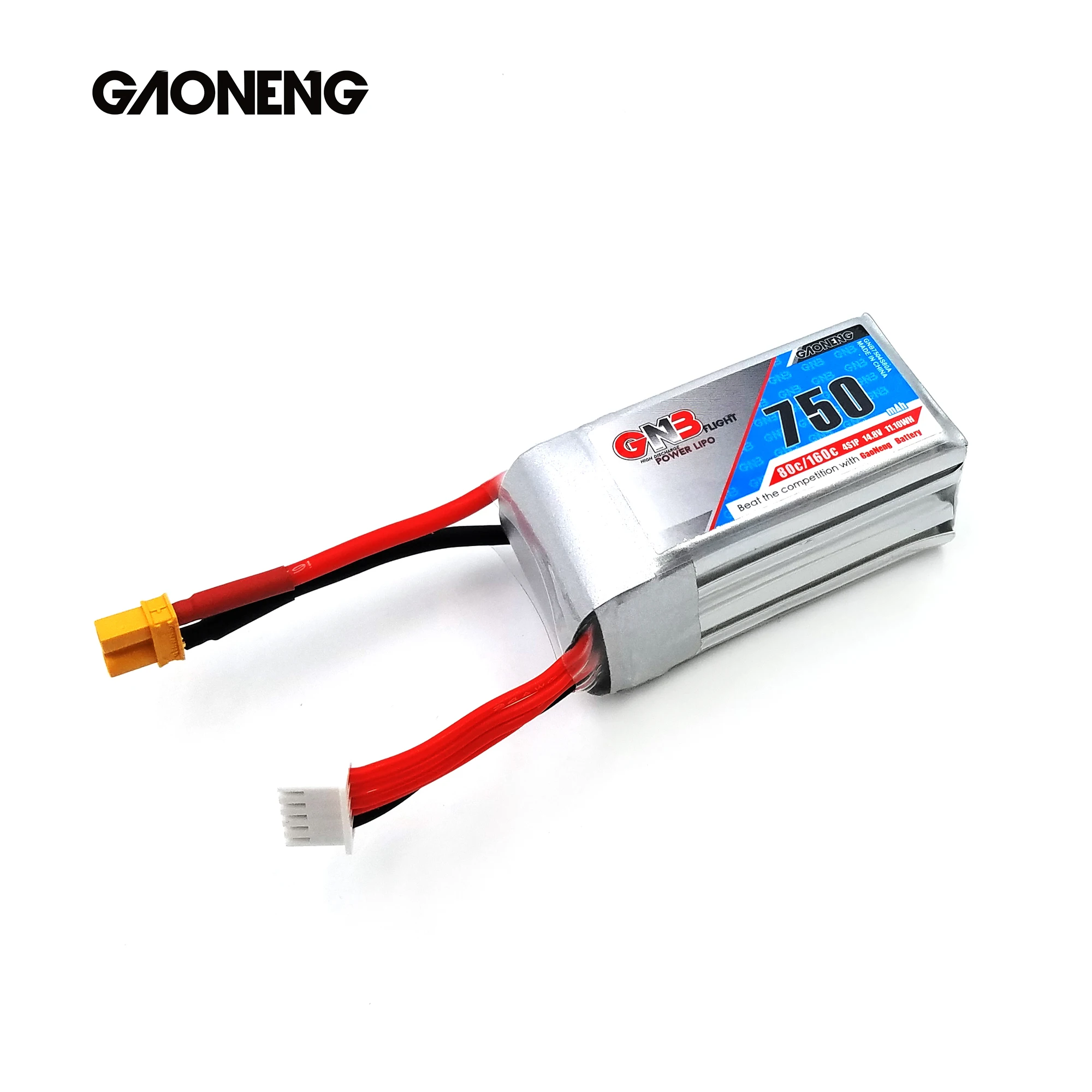 4 шт. Gaoneng GNB 14 8 в 750 мАч 80C 4S XT30 разъем литий полимерная батарея для