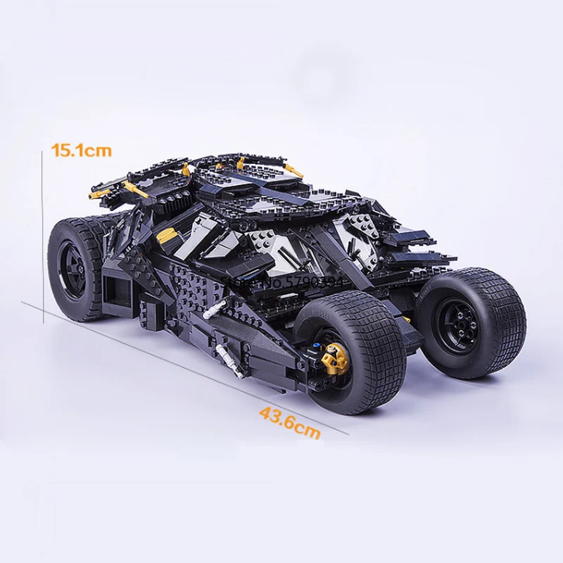 

2113pcs Batmobile Vehicle Model Building Blocks Creative Car Bricks Set Children Puzzle Toys Christmas Birthday Gifts for Kids