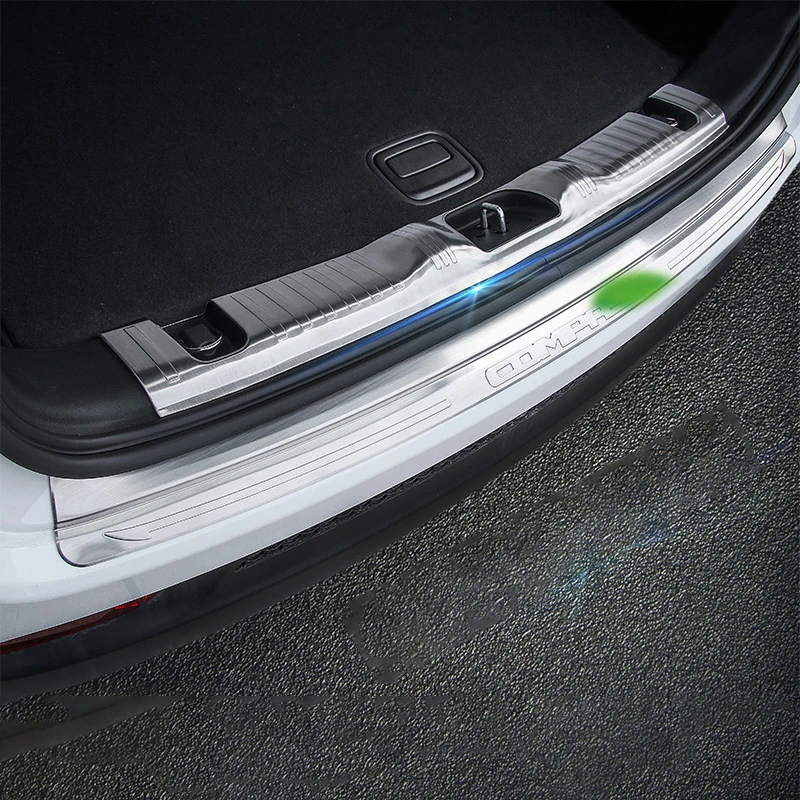 

Защитная накладка на задний бампер из нержавеющей стали с защитой от царапин и защитой от игры, педаль багажного отсека для Jeep Compass 2017-2019