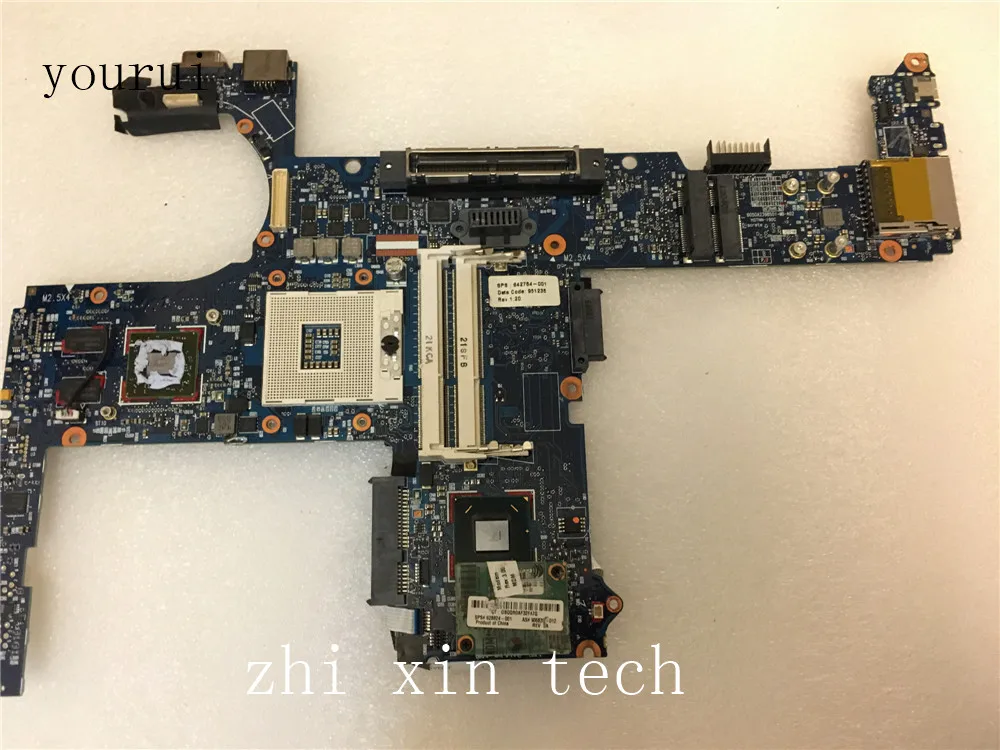 yourui  For HP 8460P  8460B Lapttopmotherboard 642754-001  642754-501  642754-601 DDR3 Tested ok