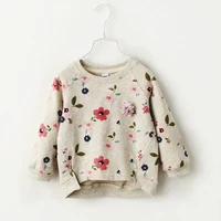 autumn new childrens wear korean version girls sweater bottoming shirt flower collar sweater