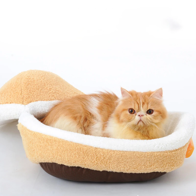 Домик для домашних питомцев WHPC теплая спальная кровать щенков зимняя маленьких