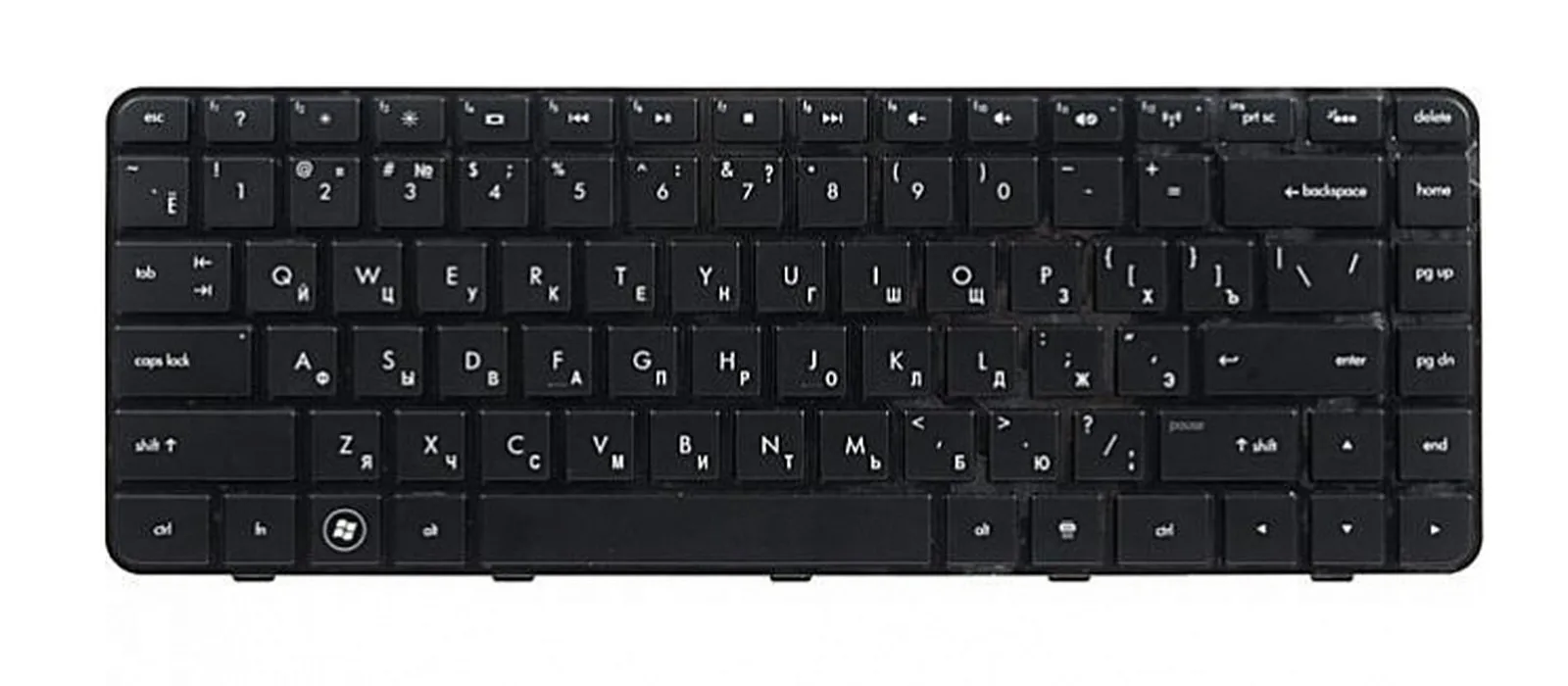 Клавиатура для ноутбука HP DM4-1000 DV5-2000 без рамки P/n: NSK-HT0UV NSK-HT5UV 9Z.N4FUV.00R 9Z.N4FUV.50R |