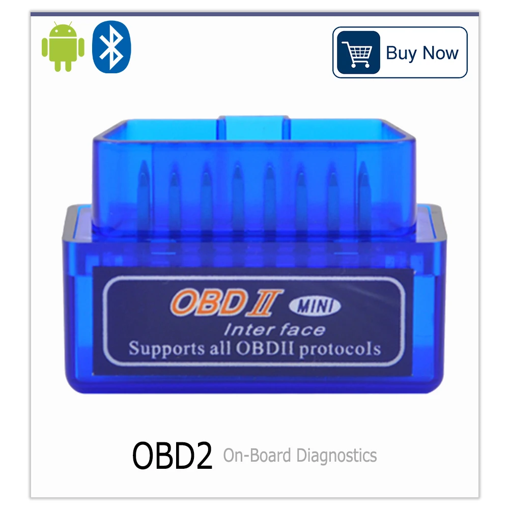 OBD2 Bluetooth V1.5 V2.1 автомобильный диагностический инструмент для OBD 2 сканер работает