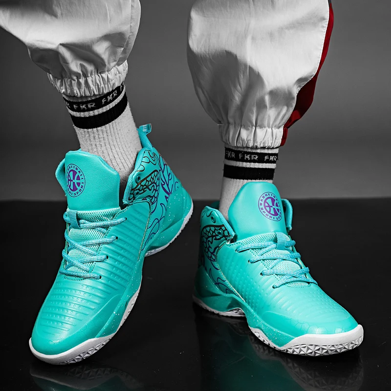 Баскетбольные кроссовки для мужчин высокие дышащие баскетбола Джордана|Обувь
