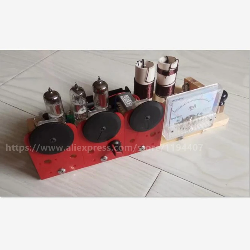 Электронная трубка с тремя лампами станция QRP электронная радио