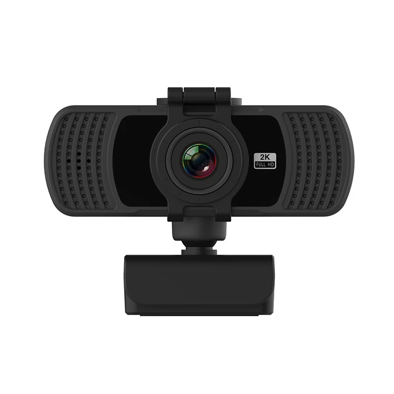 Tannccc 2K Video Calling Conference Work Webcam HD Computer PC WebCamera with Microphone Rotatable Cameras for Live Broadcast